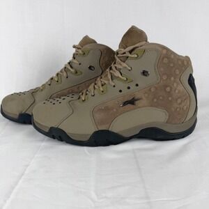 Alpinestars Mid Top Riding Boots Tan Olive Green Mens Size 13 Motorcycle